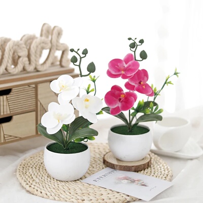 Butterfly Orchid Bonsai Artificial Simulation Flower Plant