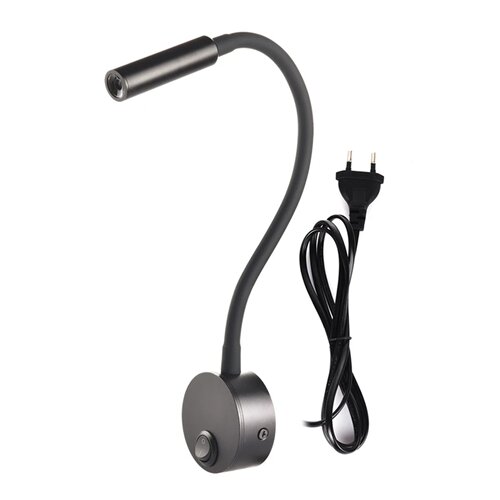 Wall Lmap Sconces Clamp light 3W Bedroom Lamp on/off Switch