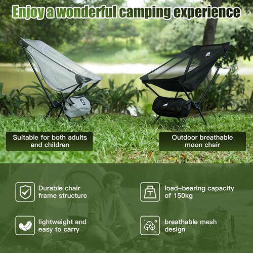 Moon Chair Breathable Outdoor Chair Camping Fishing Chair M