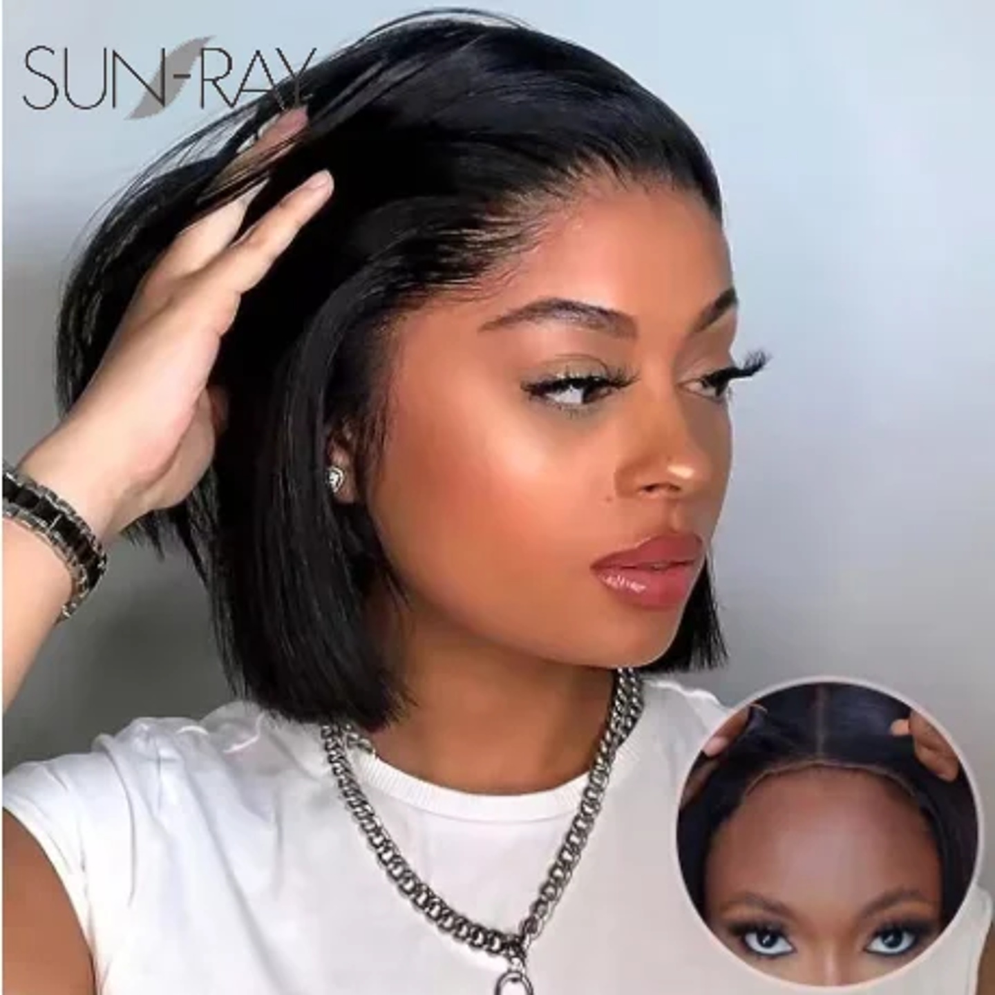 Glueless wigs Wear & Go Straight Bob Wig 13*4 Lace Frontal