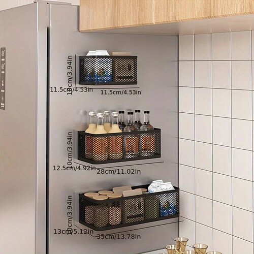 1 Pcs Magnetic Shelf For Fridge Shelves For Whiteboard Clas