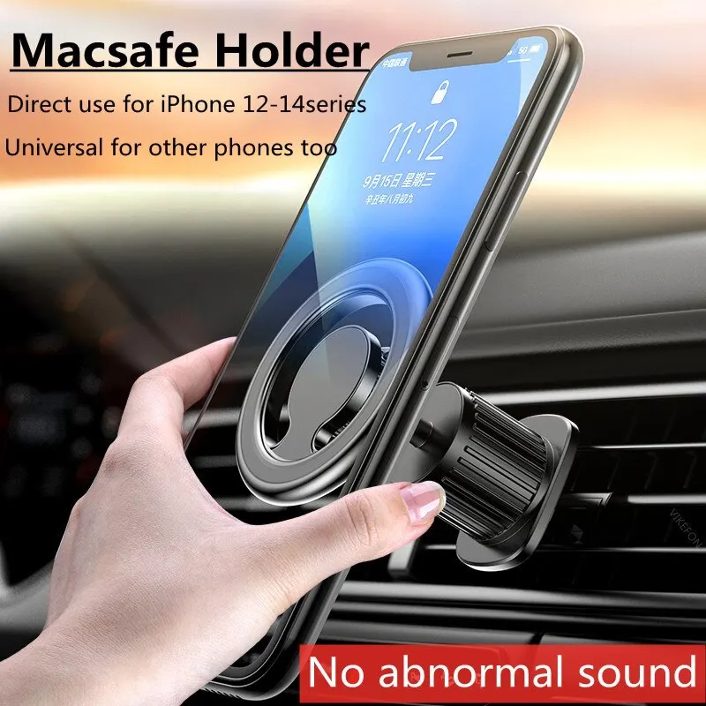 Magnetic Car Phone Holder Stand Magnet Car Mount Support GP