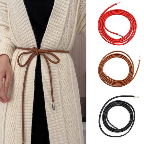 NEW Dress Coat Decoration Ultral Thin Waist Belt For Women