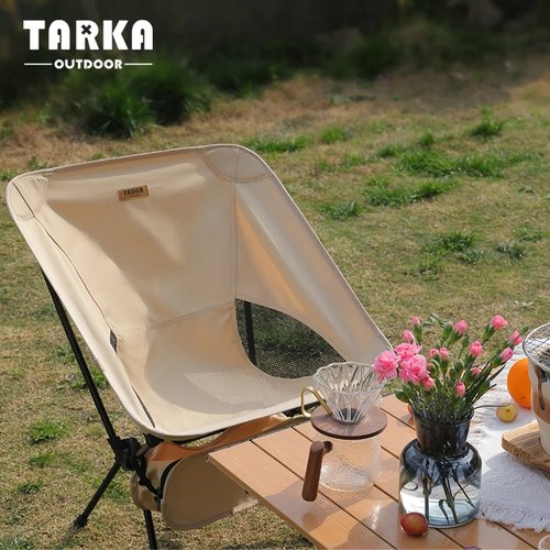 TARKA Foldable Camping Chairs Set Lightweight folding Chair