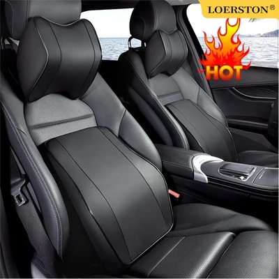 Car Neck Headrest Pillow Support Cushion Breathable Memory