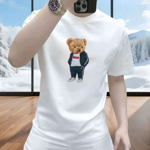 simple neck crew summer men for shirts sleeved Short