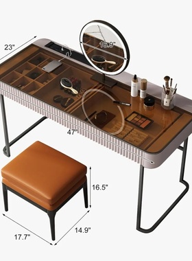 Vanity Table with Stool,Electric Lift Vanity Desk,Vanity Set