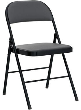 6 Pack  Folding Chairs with Padded Seats for Outdoor & Indo