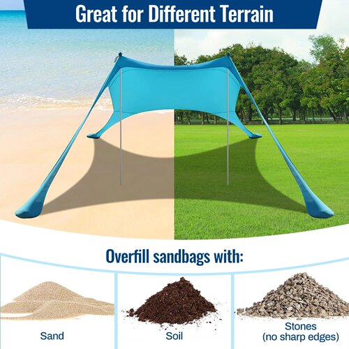 Hot Sell Portable Lycra Beach Canopy Tent UV Protection Sun
