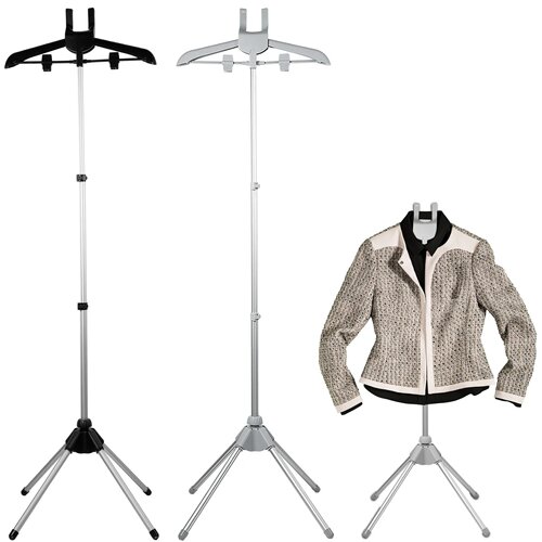 85-160cm Adjustable Clothes Steamer Rack Telescopic Vertica