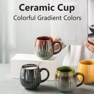 500ml Creative Personality Mug Breakfast Cereal Milk Cute C