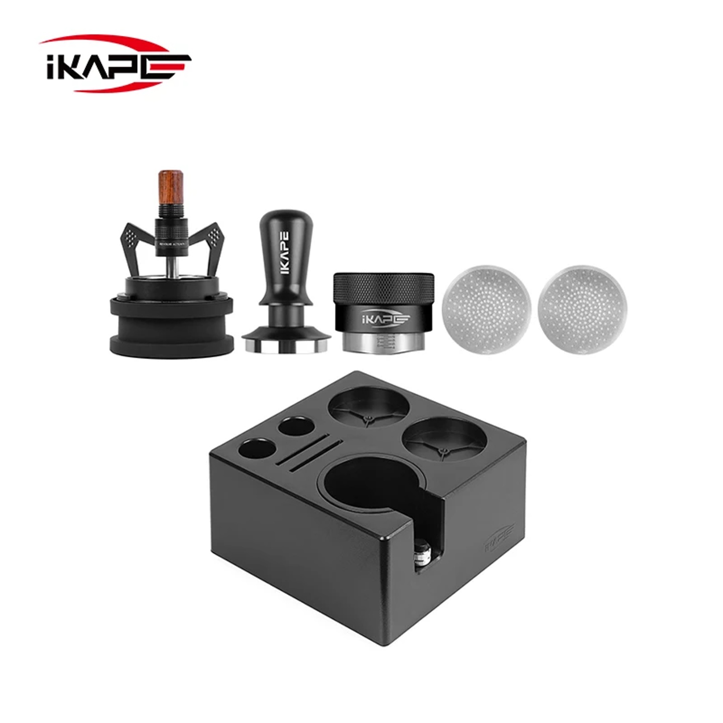 IKAPE Espresso products, Coffee Tool Set with ABS Smile Kno