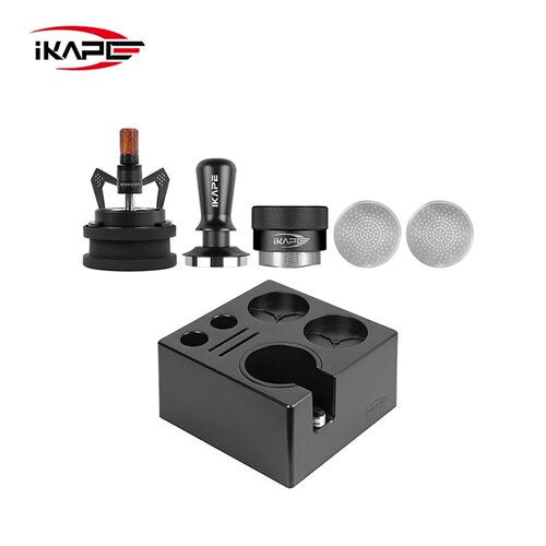 IKAPE Espresso products, Coffee Tool Set with ABS Smile Kno