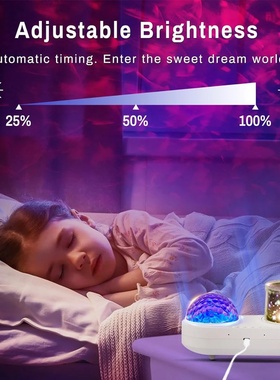 Ocean Wave Kids Projector Night Light Projector 360°Rotatin
