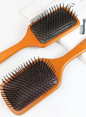 Wooden Airbag Massage Comb Scalp Care Female Curly Hair Hou