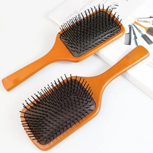 Wooden Airbag Massage Comb Scalp Care Female Curly Hair Hou