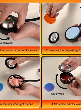 LED Sunset Lamp Nightlights USB Projector Birthday Party De