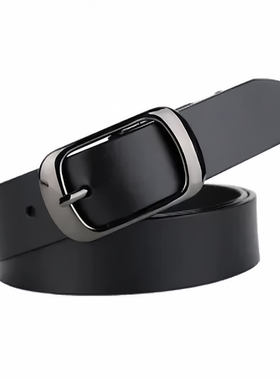 White Belt Women Cowskin Genuine Leather Women High Quality