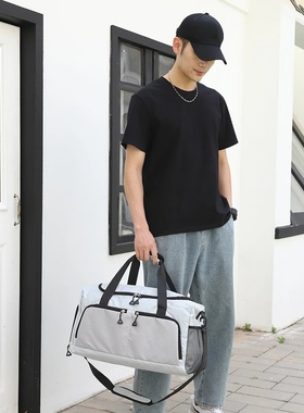 Travel Duffle Bag with Shoes Compartment Sports Bag Carry O