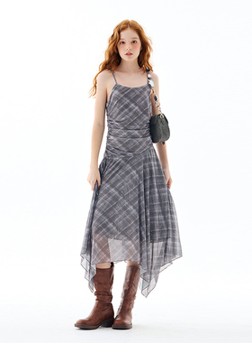 mpeng女童网纱吊带连衣裙弹力很大对胖MM很友好裙