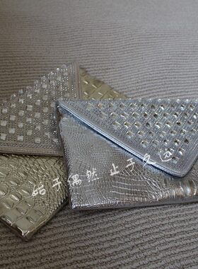 包邮两色入闪亮PU贴钻时尚个性休闲包链条单肩斜挎包休闲女包新款