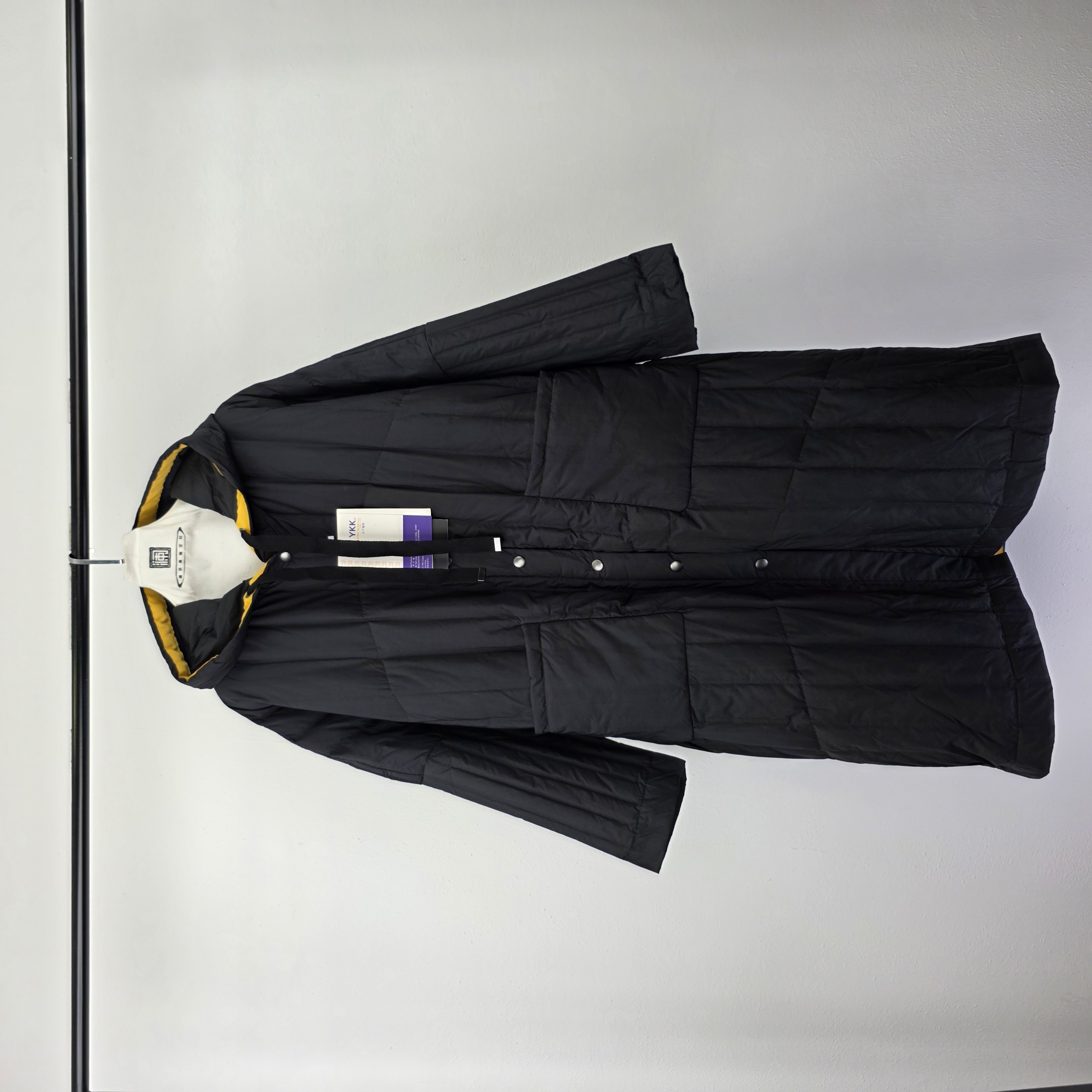 【小小高奢】连帽长款镶边阔版鹅绒服JZJK111016