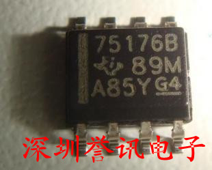 全新原装 75176 75176B SN75176BDR SOP-8 收发器 差分总线收发器