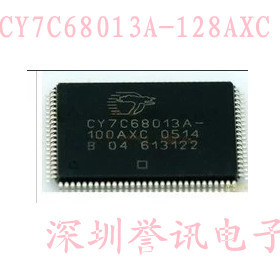 【直拍】CY7C68013A-128AXC CY7C68013A USB微控制器 正品原装
