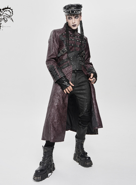 |DevilFashion哥特风红色连帽外套CT26902