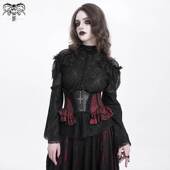 女装 Devil Fashion恶魔时尚 哥特玫瑰花提花腰封AS20902