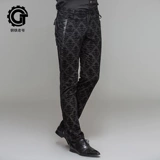 Осенние демисезонные хлопковые ретро штаны для отдыха, европейский стиль, высокая талия