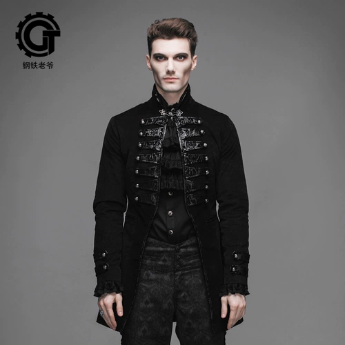 Приталенный плащ, модная демисезонная куртка, в стиле панк