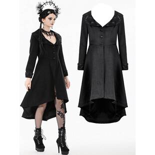 DARK IN LOVE哥特女装 多功能天鹅绒外套JW296
