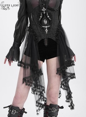 EVA LAYD 原创设计侧边裙摆哥特束身衣腰封亚文化穿搭【ECST011】