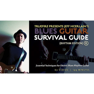 TrueFire Blues Guitar Survival Guide Rhythm Jeff McErlain