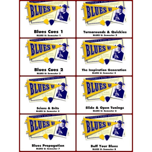 TrueFire Blues University Guitar 8套布鲁斯蓝调吉他教程+音谱