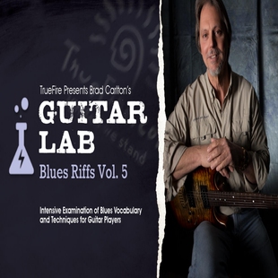 TrueFire Guitar Lab Blues Riffs Vol.5 Brad Carlton布鲁斯吉他