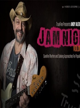 TrueFire Andy Aledort Jam Night Vol.3 流行歌节奏和独奏方法