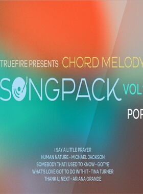 TrueFire Chord Melody SongPack Pop Vol.1 Callum Bair +音视谱