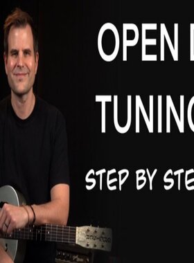 Udemy Learn Open D Tuning for Guitar Stef Rosen吉他教程+视谱