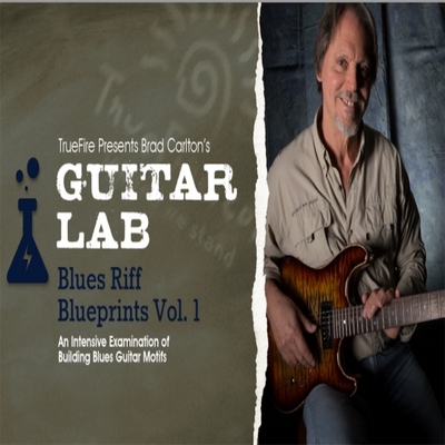 TrueFire Guitar Lab Blues Riff Blueprints Vol.1 Brad Carlton