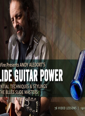TrueFire Slide Guitar Power Andy Aledort 布鲁斯滑棒吉他教程