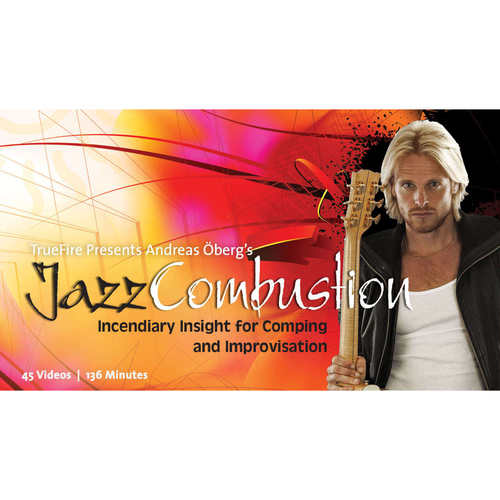 TrueFire Jazz Combustion Andreas Oberg 爵士吉他伴奏即兴+音谱