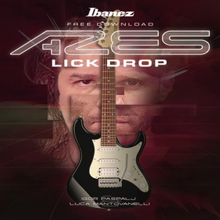 Ibanez AZES Lick Drop Igor Paspalj Luca Mantovanelli吉他乐句