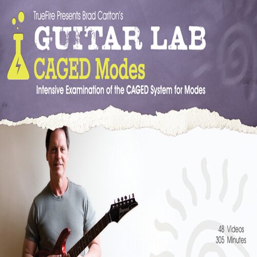 TrueFire Guitar Lab CAGED Modes Brad Carlton 吉他调式教程+音