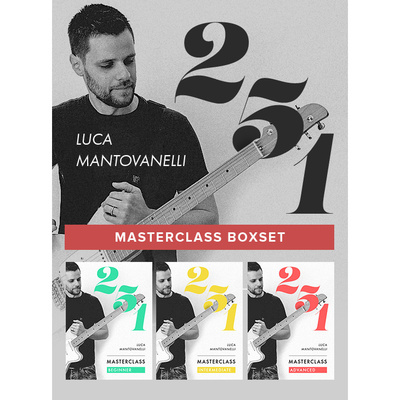 251 Masterclass Luca Mantovanelli Boxset 3套JTC爵士吉他教程