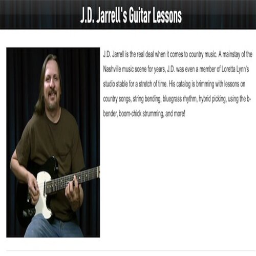GuitarTricks JD Jarrell Guitar Lessons 蓝草乡村吉他教程+音视