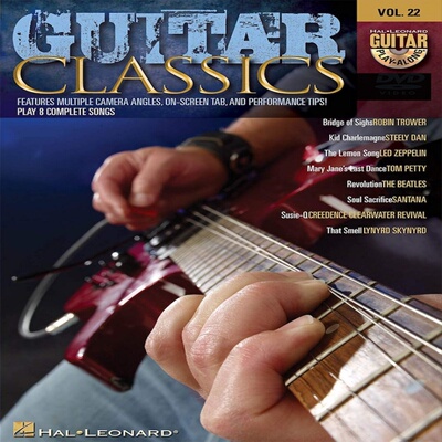 Guitar Play Along Vol22 Guitar Classics Solo经典吉他独奏教程