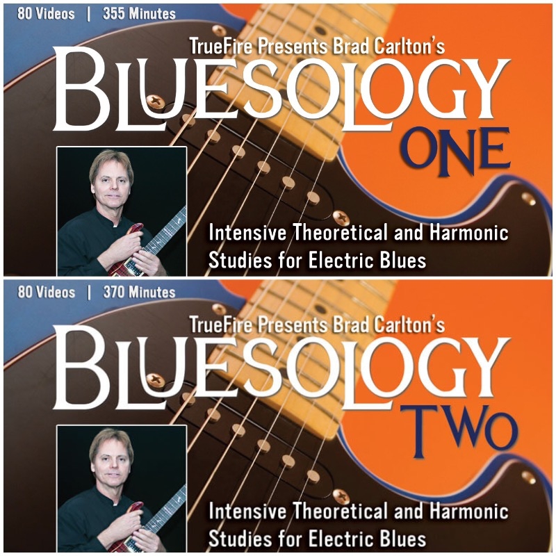 TrueFire Bluesology Brad Carlton 2套布鲁斯吉他教程+音视谱