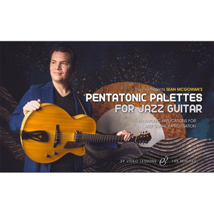 TrueFire Pentatonic Palettes For Jazz Guitar Sean McGowan